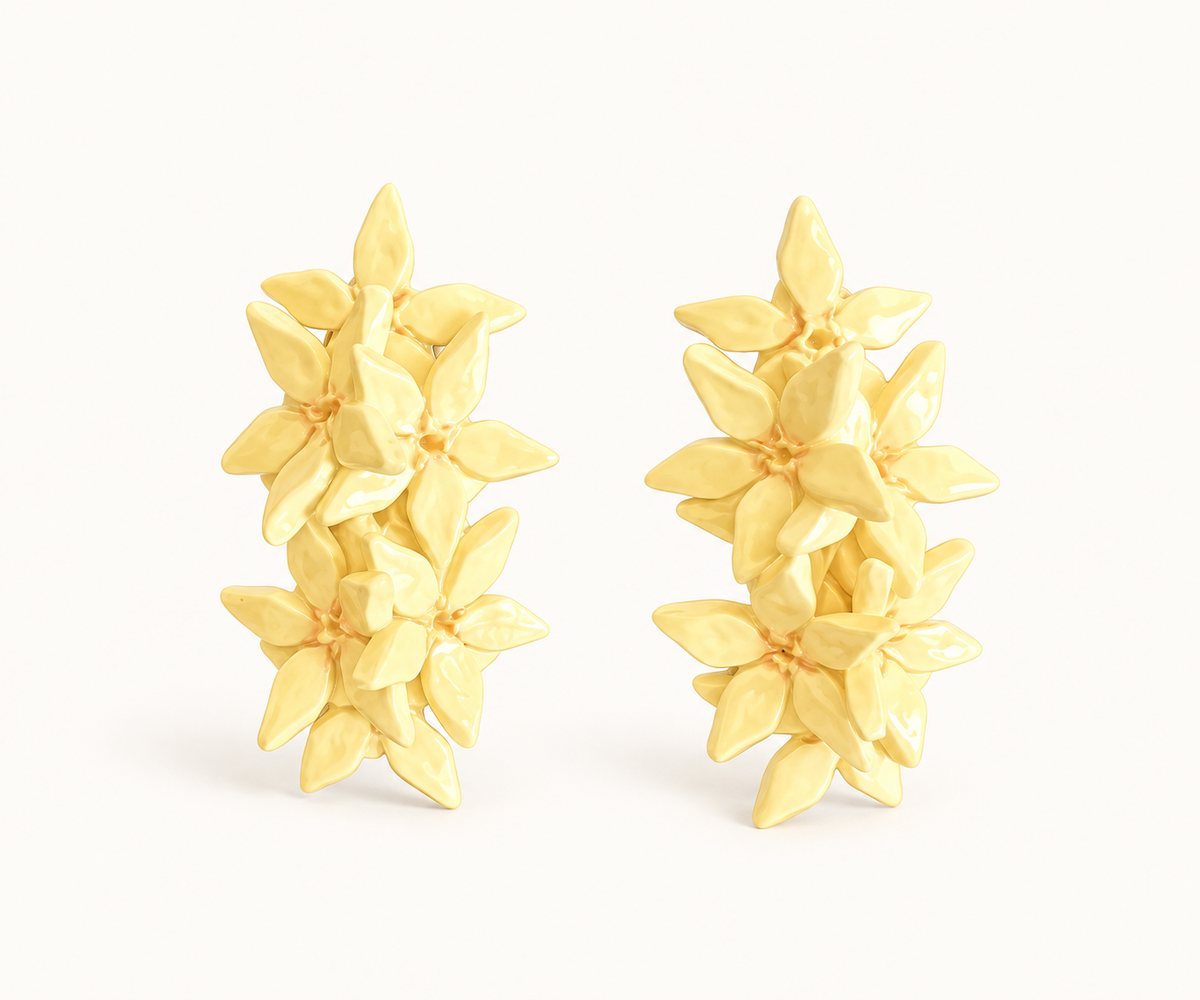 Santan 2 way earring studs/earcuffs