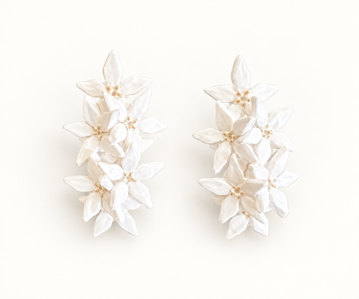 Santan 2 way earring studs/earcuffs
