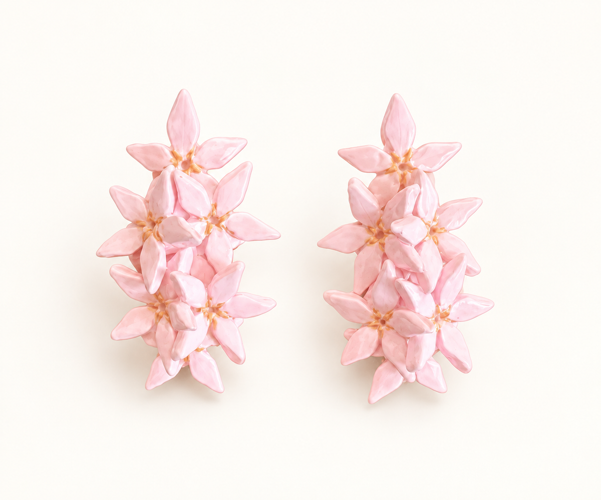 Santan 2 way earring studs/earcuffs